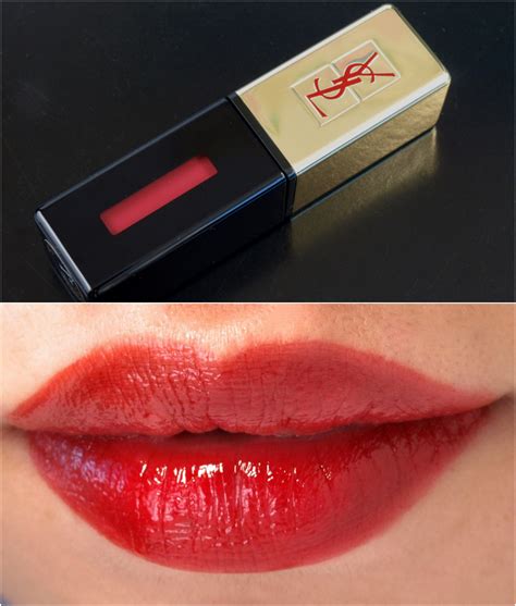 ysl glossy stain lip color swatches 201 204|Yves Saint Laurent Glossy Stains & lip swatches.